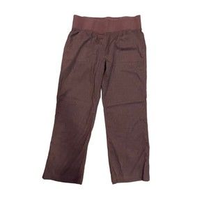 PrAna Mantra Hemp Blend Women's Large Maroon Casual Pull On Pants